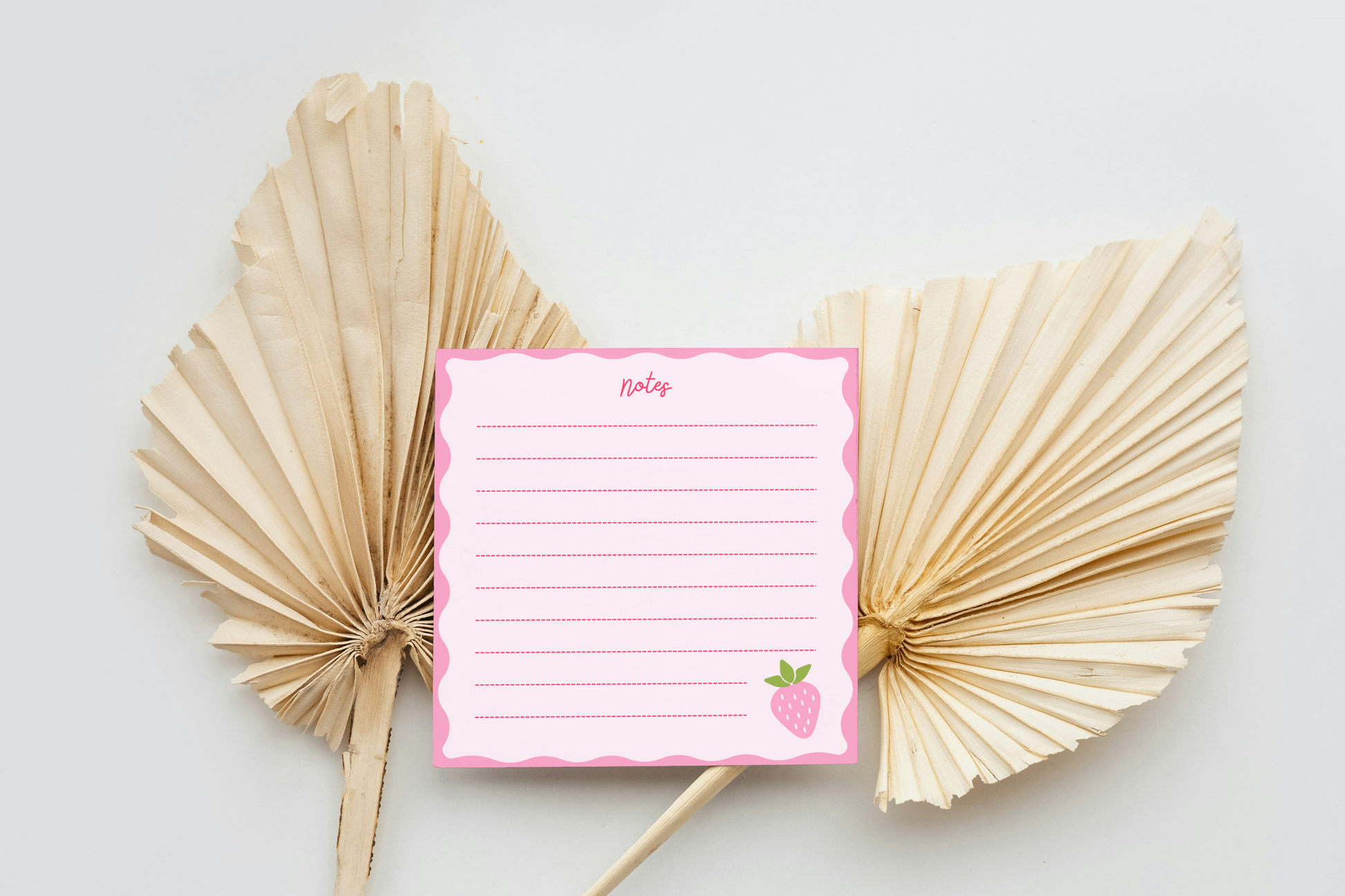 Memo pad with decorative border - 40 sheets premium paper notepad